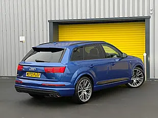 Used 2017 Audi Sq7 Blue - Interior and Exterior details 14