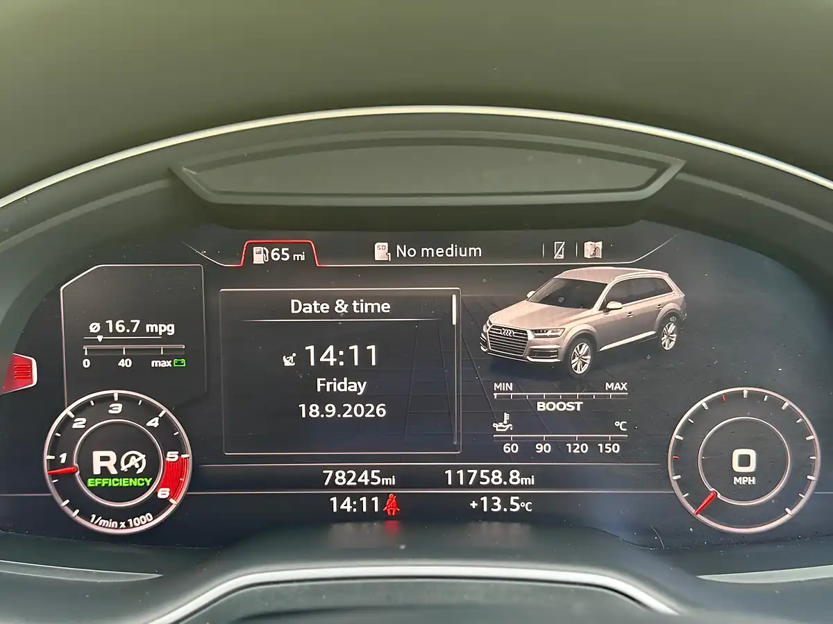 Used 2017 Audi Sq7 Blue - Interior and Exterior details 20