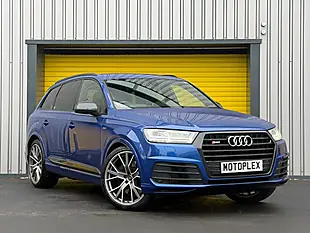 Used 2017 Audi Sq7 Blue - Interior and Exterior details 3