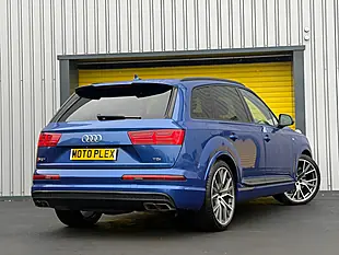 Used 2017 Audi Sq7 Blue - Interior and Exterior details 7