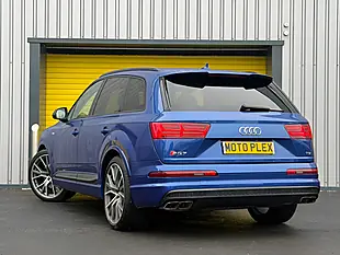 Used 2017 Audi Sq7 Blue - Interior and Exterior details 9