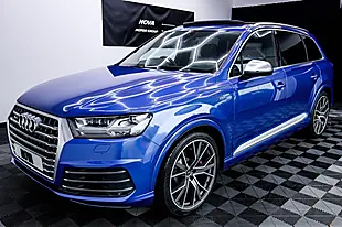 Used 2017 Audi SQ7 Blue - Interior and Exterior details 5