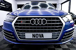 Used 2017 Audi SQ7 Blue - Interior and Exterior details 6