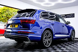 Used 2017 Audi SQ7 Blue - Interior and Exterior details 8