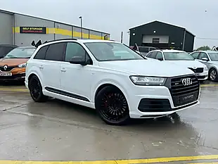 Used 2017 Audi SQ7 White - Interior and Exterior details 2