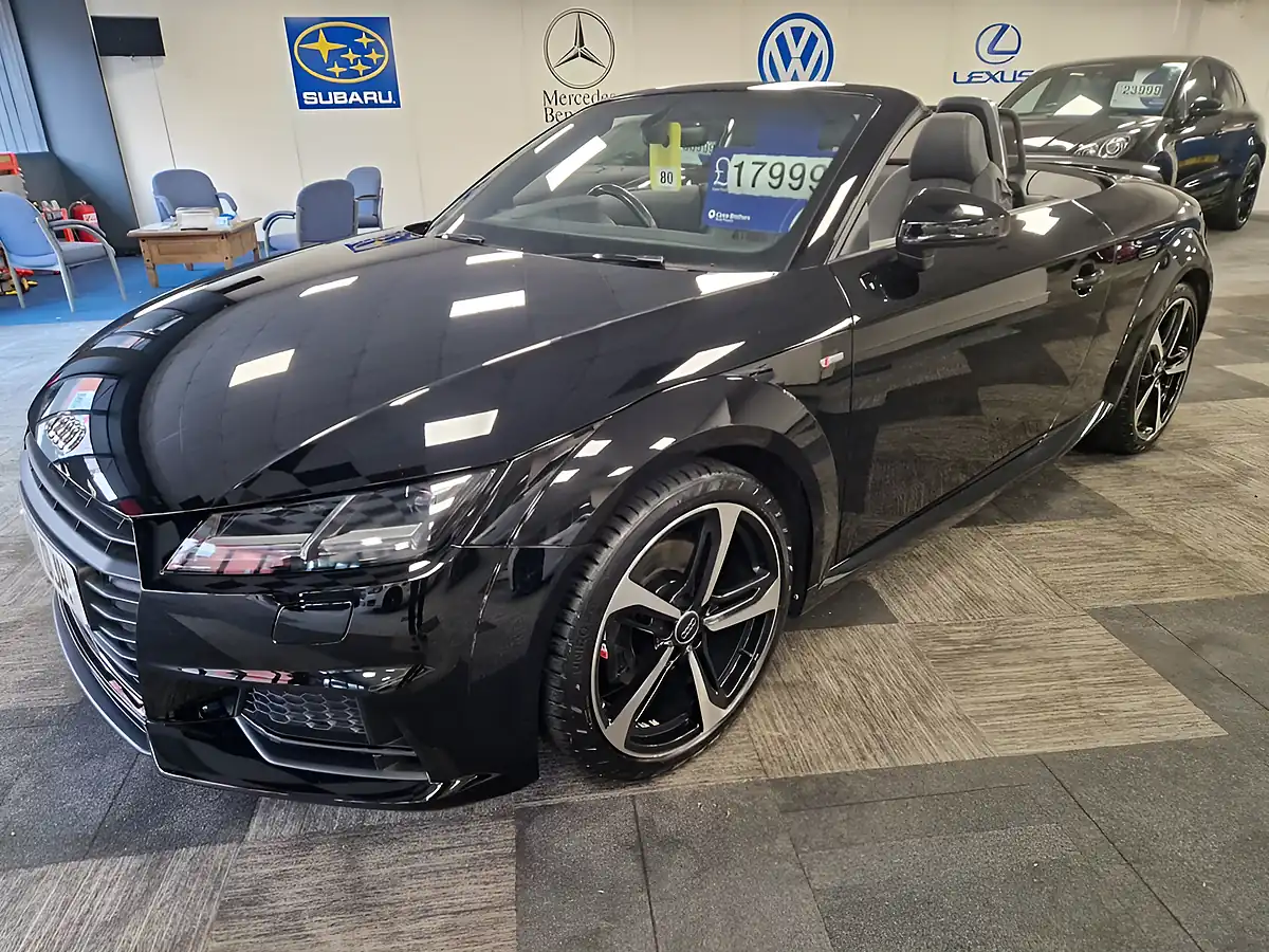 Used 2017 Audi Tt Black Edition Roadster Black - Front View