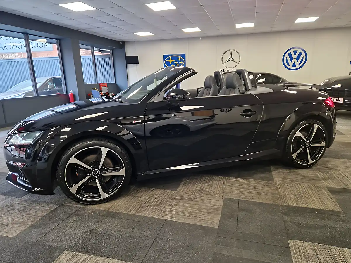 Used 2017 Audi Tt Black Edition Roadster Black - Interior and Exterior details 7