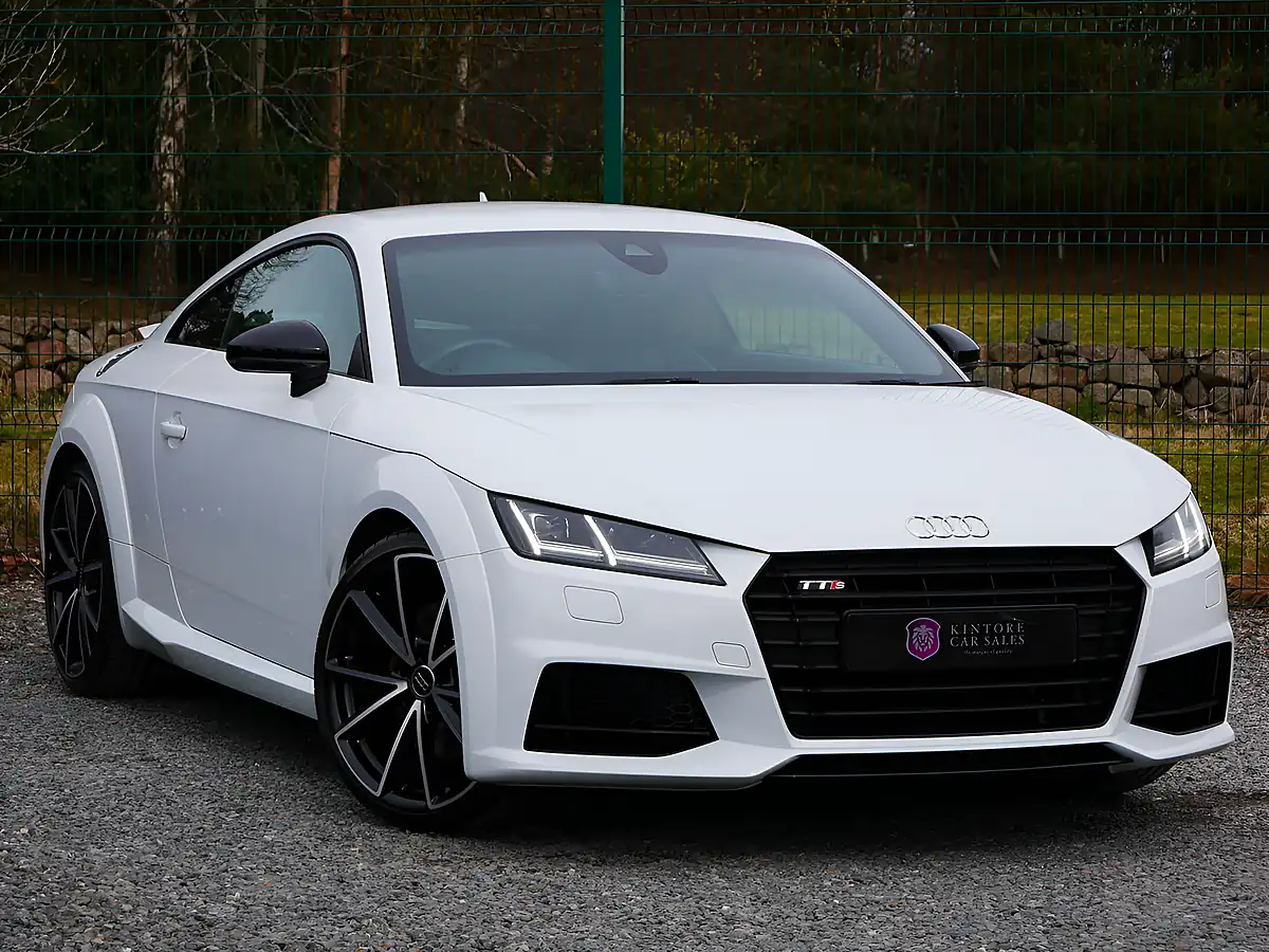 Used 2017 Audi Tts Black Edition Glacier White - Front View