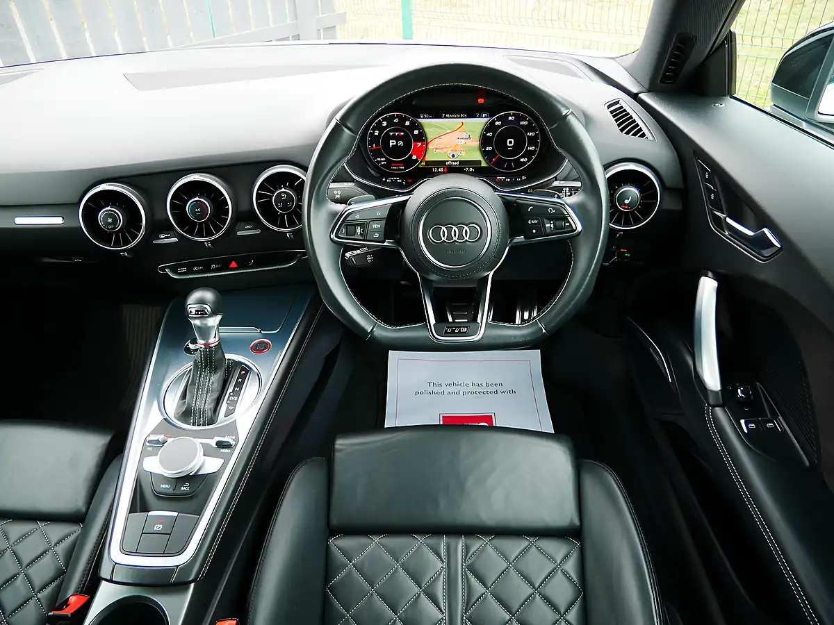Used 2017 Audi Tts Black Edition Glacier White - Interior and Exterior details 16