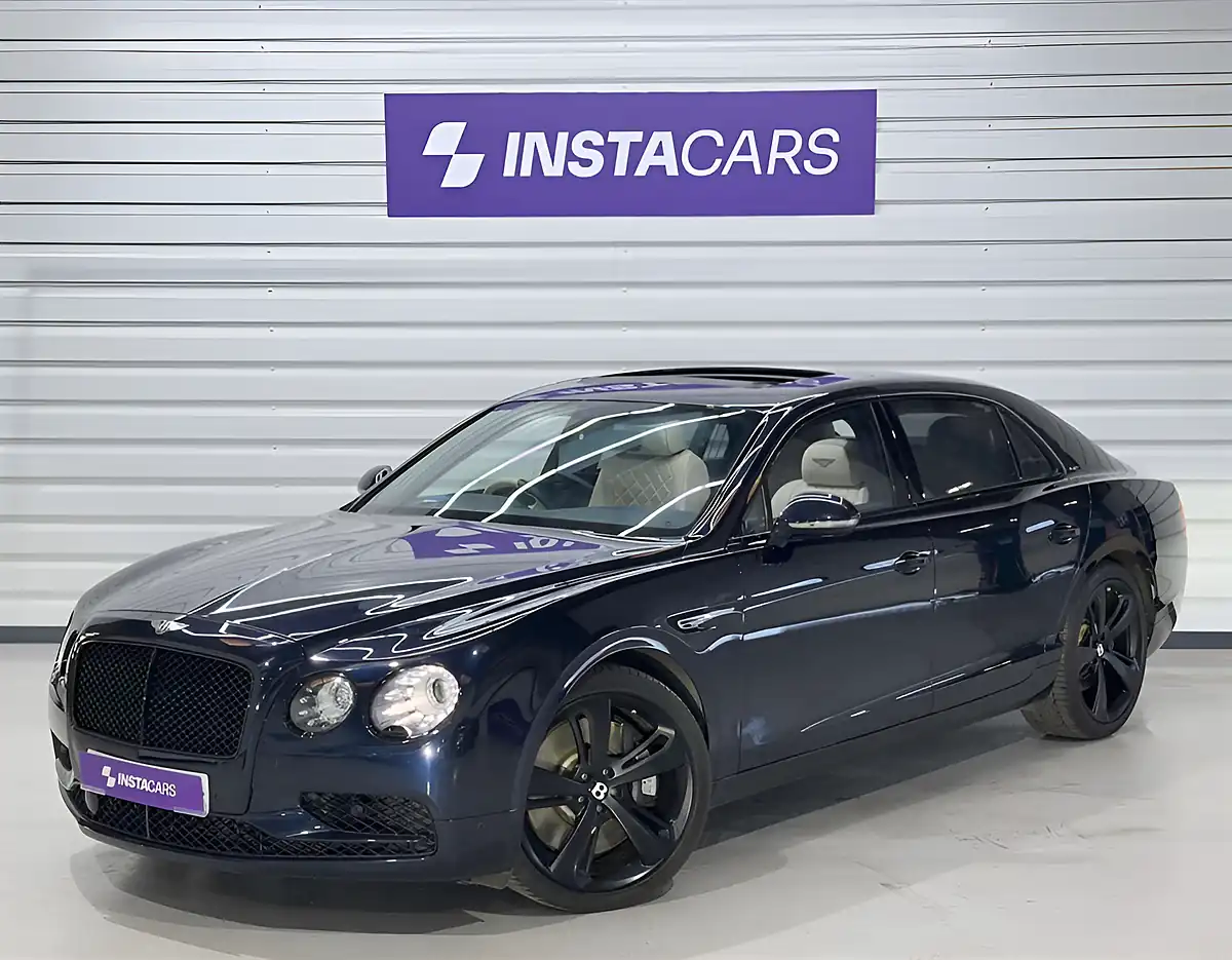 Used 2017 Bentley Flying Spur S Blue - Front View