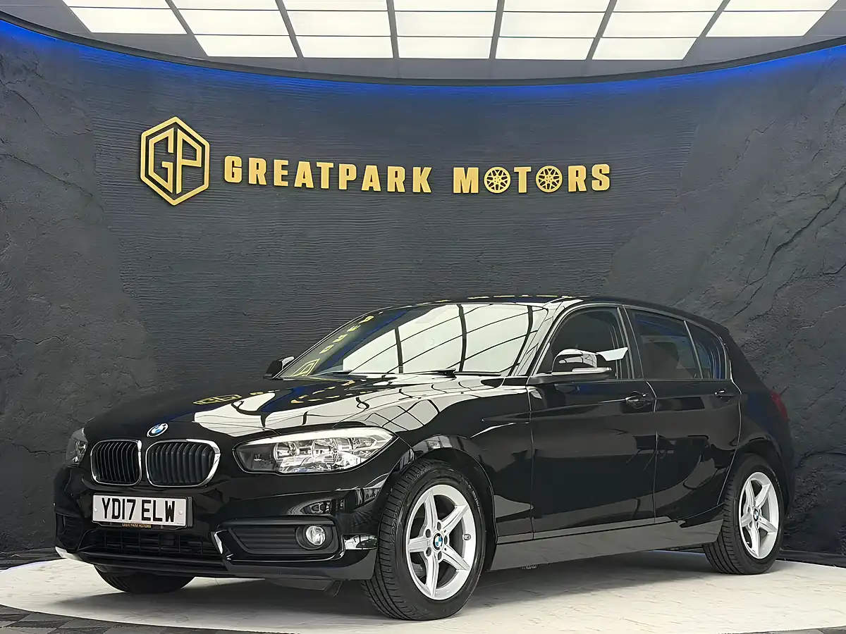 Used 2017 BMW 1 Series Ed Plus Black - Front View