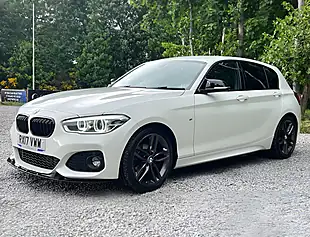 Used 2017 BMW 1 Series M Sport Alpine White - Interior and Exterior details 8