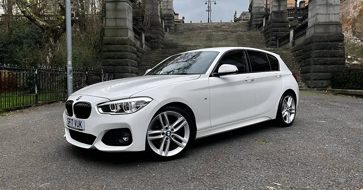 Used 2017 BMW 1 Series M Sport Alpine White - Front View