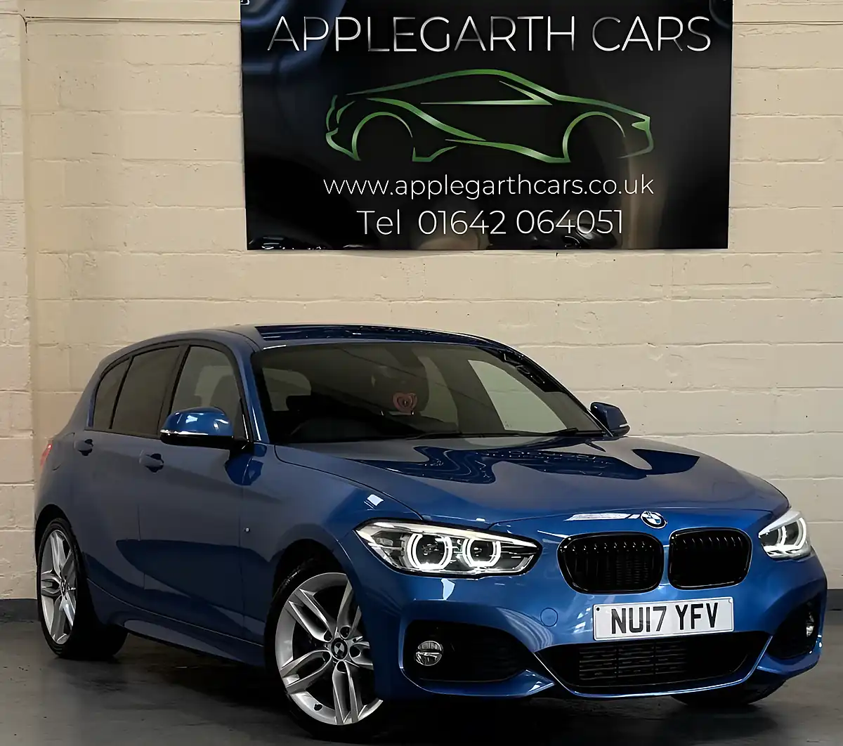 Used 2017 BMW 1 Series M Sport Blue - Interior and Exterior details 12