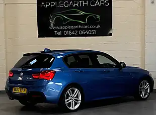 Used 2017 BMW 1 Series M Sport Blue - Interior and Exterior details 13