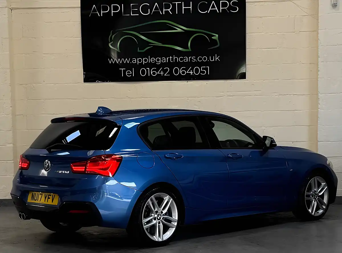 Used 2017 BMW 1 Series M Sport Blue - Interior and Exterior details 13