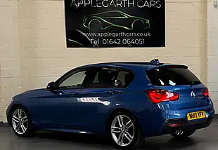 Used 2017 BMW 1 Series M Sport Blue - Interior and Exterior details 14