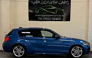 Used 2017 BMW 1 Series M Sport Blue - Interior and Exterior details 2