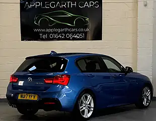 Used 2017 BMW 1 Series M Sport Blue - Interior and Exterior details 3