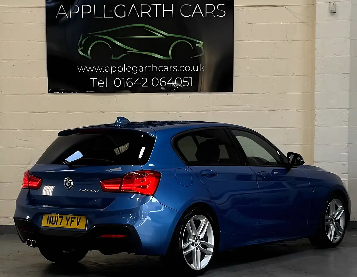 Used 2017 BMW 1 Series M Sport Blue - Interior and Exterior details 3