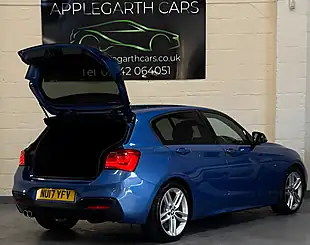 Used 2017 BMW 1 Series M Sport Blue - Interior and Exterior details 4
