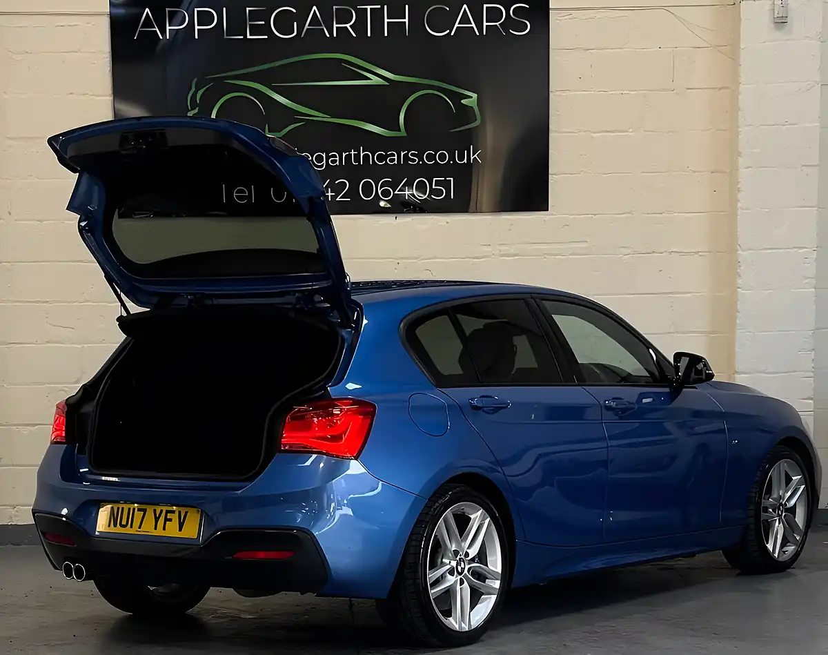 Used 2017 BMW 1 Series M Sport Blue - Interior and Exterior details 4