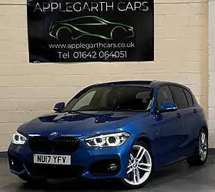 Used 2017 BMW 1 Series M Sport Blue - Interior and Exterior details 5