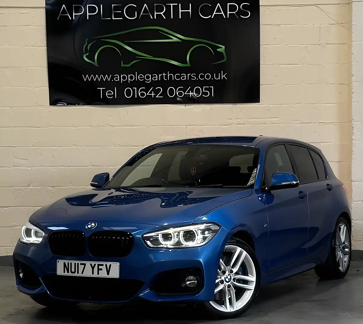 Used 2017 BMW 1 Series M Sport Blue - Interior and Exterior details 5