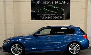 Used 2017 BMW 1 Series M Sport Blue - Interior and Exterior details 6