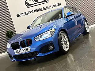 Used 2017 BMW 1 Series M Sport Estoril Blue - Interior and Exterior details 10