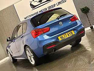 Used 2017 BMW 1 Series M Sport Estoril Blue - Interior and Exterior details 11
