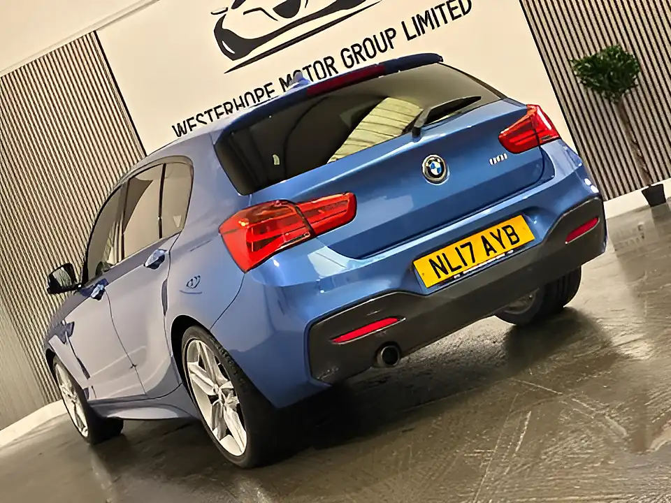 Used 2017 BMW 1 Series M Sport Estoril Blue - Interior and Exterior details 11