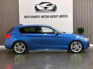 Used 2017 BMW 1 Series M Sport Estoril Blue - Interior and Exterior details 12