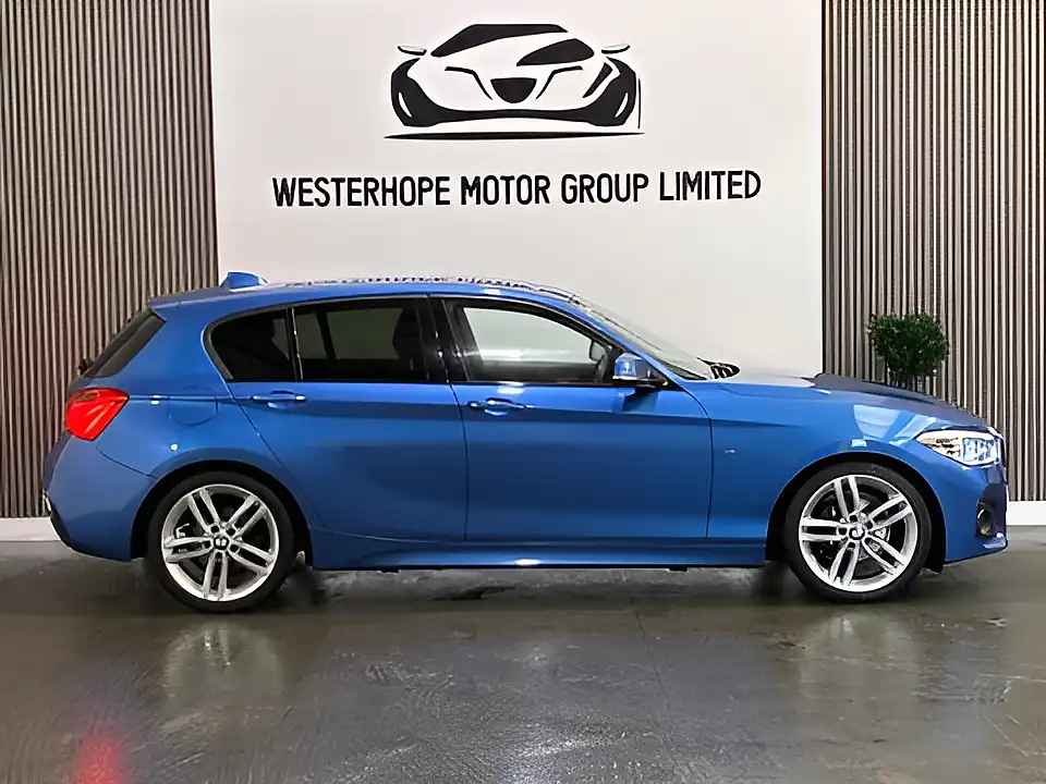 Used 2017 BMW 1 Series M Sport Estoril Blue - Interior and Exterior details 12