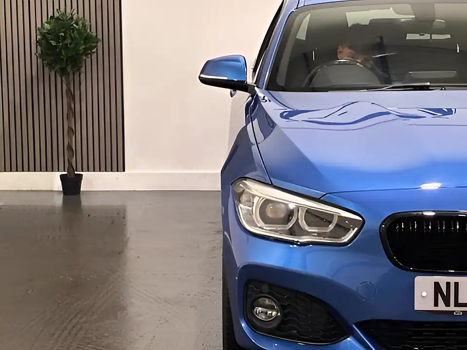 Used 2017 BMW 1 Series M Sport Estoril Blue - Interior and Exterior details 18