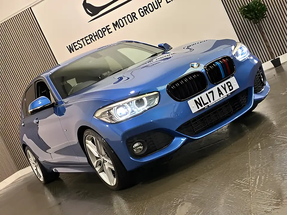 Used 2017 BMW 1 Series M Sport Estoril Blue - Interior and Exterior details 19