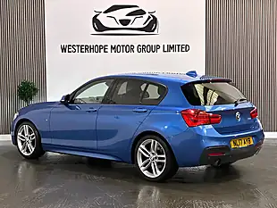Used 2017 BMW 1 Series M Sport Estoril Blue - Interior and Exterior details 2