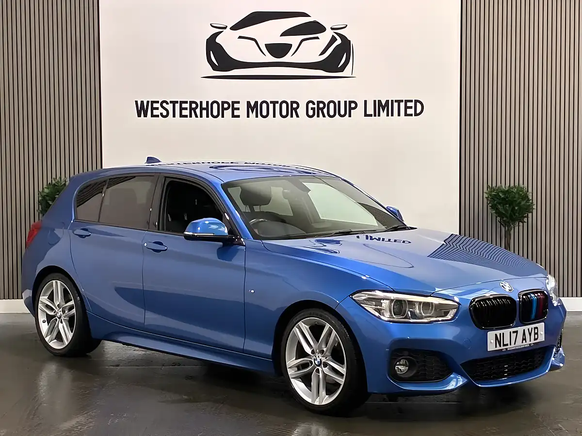 Used 2017 BMW 1 Series M Sport Estoril Blue - Interior and Exterior details 20
