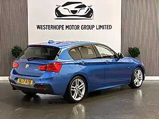 Used 2017 BMW 1 Series M Sport Estoril Blue - Interior and Exterior details 4