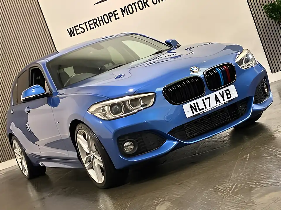 Used 2017 BMW 1 Series M Sport Estoril Blue - Interior and Exterior details 5