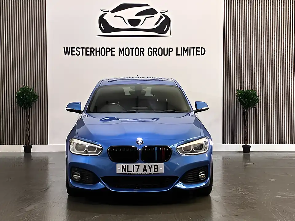Used 2017 BMW 1 Series M Sport Estoril Blue - Interior and Exterior details 6