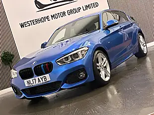 Used 2017 BMW 1 Series M Sport Estoril Blue - Interior and Exterior details 7