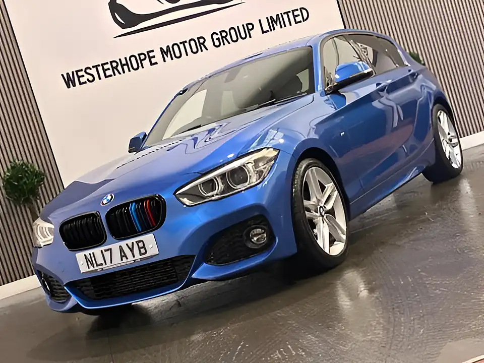 Used 2017 BMW 1 Series M Sport Estoril Blue - Interior and Exterior details 7