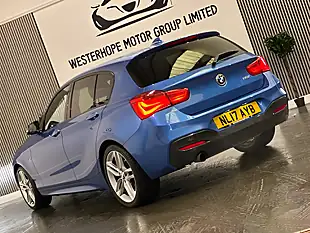 Used 2017 BMW 1 Series M Sport Estoril Blue - Interior and Exterior details 8