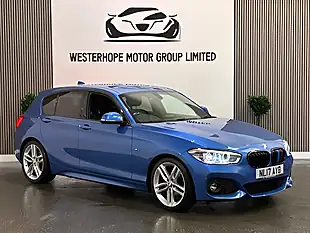 Used 2017 BMW 1 Series M Sport Estoril Blue - Interior and Exterior details 9