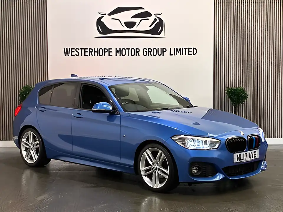 Used 2017 BMW 1 Series M Sport Estoril Blue - Interior and Exterior details 9