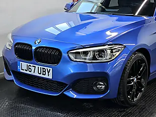 Used 2017 BMW 1 Series M Sport Estoril Blue - Interior and Exterior details 19