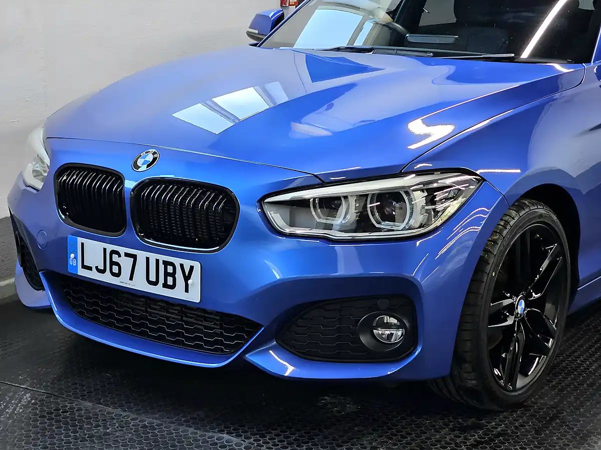 Used 2017 BMW 1 Series M Sport Estoril Blue - Interior and Exterior details 19