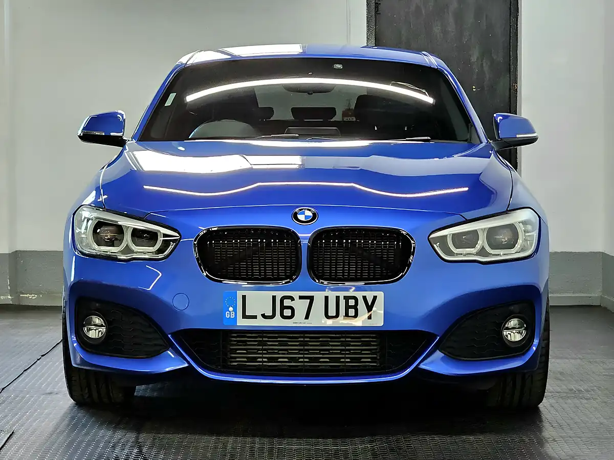 Used 2017 BMW 1 Series M Sport Estoril Blue - Interior and Exterior details 3