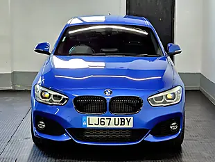 Used 2017 BMW 1 Series M Sport Estoril Blue - Interior and Exterior details 4